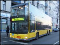 MAN Lion's City DD der BVG in Berlin am 06.02.2014
