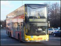 MAN Lion's City DD der BVG in Berlin am 06.02.2014