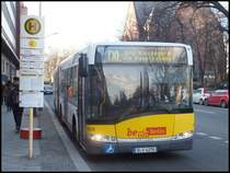Solaris Urbino 18 der BVG in Berlin am 06.02.2014