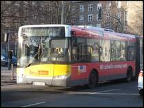 Solaris Urbino 18 der BVG in Berlin am 06.02.2014