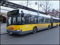 Solaris Urbino 18 der BVG in Berlin am 07.02.2014