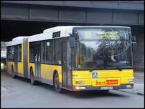 MAN Niederflurbus 2. Generation der BVG in Berlin am 07.02.2014