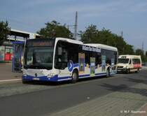 HVG 6465 - MB O 530 C2 LE MÜ in Nauen, Bahnhof am 11.08.15