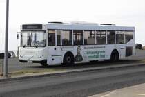 abgestellter Linienbus in Ponta Delgada Azoren (San Miguel)