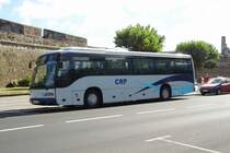 Linienbus in Ponta Delgada Insel San Miguel Azoren