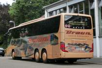 Setra S 416 GT-HD von Omnibus Braun am 14.07.2015 in Landau/Pfalz