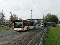 RNV Mercedes Benz Citaro C1 Facelift 8382 am 09.10.15 in Heidelberg auf der 33