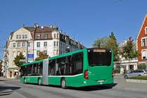 Mercedes Citaro 7017 auf der Linie 31 bedient die Haltestelle am Wettsteinplatz. Die Aufnahme stammt vom 03.10.2015.