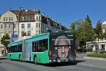 Mercedes Citaro 710 auf der Linie 38 bedient die Haltestelle am Wettsteinplatz. Die Aufnahme stammt vom 03.10.2015.