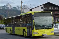 . Mercedes Benz Citaro steht nahe dem Bahnhof in Seefeld in Tirol und wartet auf seinen nächsten Einsatz.  06.10.2015