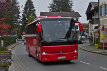 . Temsa MD 9 aufgenommen bei der Durchfahrt in Kochel am 10.10.2015.