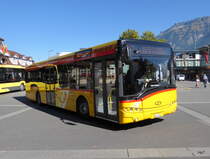 Postauto - Solaris  BE  610535 unterwegs in Interlaken am 21.09.2015