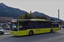 .  MAN Lion's City gesehen am Bahnhof in Seefeld in Tirol. 06.10.2015