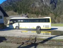 Ein Temsa Safari HD der ÖBB-Postbus GmbH am 28.3.2015 beim Bahnhof Oberdrauburg. (Kfl. 5021)