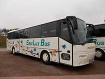 VDL Bova Futura von Müller-Nies (SaarLux Bus) steht am 18.10.2015 in Saarburg