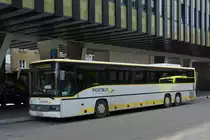 . Mercedes Benz Integro von Postbus war am 06.10.2015 nahe dem Bahnhof Innsbruck abgestellt.