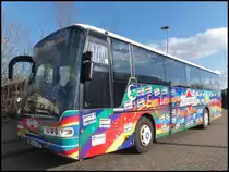 Neoplan Euroliner von Regionalbus Rostock in Rostock am 12.02.2014