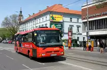 Slowakei / Stadtbus Bratislava: SOR BN 10.5 - Wagen 34031, aufgenommen im Mai 2015 an der Haltestelle  Námestie SNP  in Bratislava.