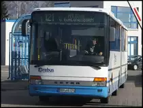 Setra 321 UL von Regionalbus Rostock in Rostock am 12.02.2014