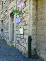 Bushaltestelle Oberdrauburg Bahnhof am 23.10.2015. (Kfl. 5021)