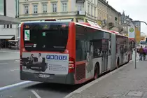 KN-C 1170 fährt am 06.10.2015 als Linie 2 durch Konstanz. Aufgenommen wurde ein Mercedes Benz Citaro Facelift.
