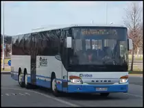 Setra 417 UL von Regionalbus Rostock in Rostock am 12.02.2014
