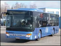 Setra 415 NF von Regionalbus Rostock in Rostock am 12.02.2014