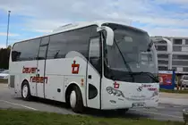 Am 07.10.2015 steht UL-RB 464 in Konstanz am Bahnhof. Aufgenommen wurde ein King Long von bayer-reisen. 
