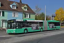 MAN Bus 764 auf der Linie 36 bedient die Haltestelle Morgartenring. Die Aufnahme stammt vom 20.10.2015.