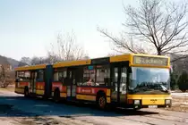 Aus dem Archiv: MAN NL Gelenkbus  DVB , bei Pillnitz 1996