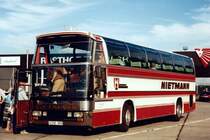 Aus dem Archiv: Neoplan Cityliner N 116  Nietmann , Raststätte Eisenach 90-er Jahre