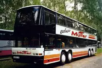 Rarität aus dem Archiv: Neoplan Megashuttle N 4032/4  Müller , Karlsruhe 90-er Jahre