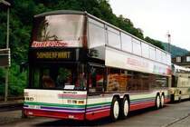 Rarität aus dem Archiv: Neoplan Megashuttle N 4032/4  Rübenacker , Heidelberg 90-er Jahre