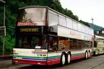 Rarität aus dem Archiv: Neoplan Megashuttle N 4032/4  Rübenacker , Heidelberg 90-er Jahre