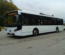 VDL Citea der OGV unterwegs auf der Kfl. 5021 als Kurs von Oberdrauburg Bahnhof nach Dellach im Drautal Gemeinde. Aufgenommen am 30.10.2015 bei der Haltestelle Oberdrauburg Bahnhof.