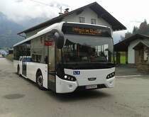 VDL Citea der OGV unterwegs auf der Kfl. 5021 als Kurs von Oberdrauburg Bahnhof nach Dellach im Drautal Gemeinde. Aufgenommen am 30.10.2015 nahe der Haltestelle Dellach im Drautal Gemeinde.