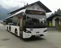 VDL Citea der OGV unterwegs auf der Kfl. 5021 als Kurs von Oberdrauburg Bahnhof nach Dellach im Drautal Gemeinde. Aufgenommen am 30.10.2015 nahe der Haltestelle Dellach im Drautal Gemeinde.