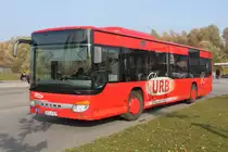 Uecker-Randow Bus GmbH(URB)stand am Mittag des 31.10.201 in H�he Rostock Hauptbahnhof/S�d abgestellt. 