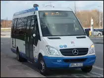 Mercedes Sprinter der Rostocker Stra�enbahn AG in Rostock am 12.02.2014