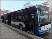 Mercedes Citaro III der Rostocker Stra�enbahn AG in Rostock am 12.02.2014