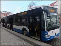 Mercedes Citaro III der Rostocker Stra�enbahn AG in Rostock am 12.02.2014