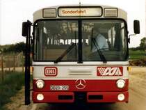 Aus dem Archiv: Mercedes O 307  Bahnbus  DB 20-255, bei Oberderdingen 80-er Jahre