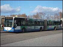 Mercedes Citaro I der Rostocker Stra�enbahn AG in Rostock am 12.02.2014