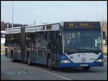 Mercedes Citaro I der Rostocker Stra�enbahn AG in Rostock am 12.02.2014