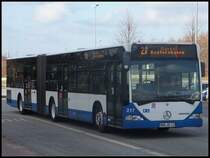 Mercedes Citaro I der Rostocker Stra�enbahn AG in Rostock am 12.02.2014