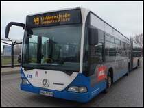 Mercedes Citaro I der Rostocker Stra�enbahn AG in Rostock am 12.02.2014