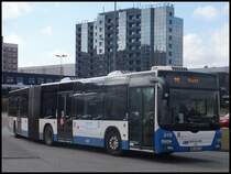 MAN Lion's City der Rostocker Stra�enbahn AG in Rostock am 12.02.2014