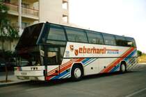 Aus dem Archiv: Neoplan Spaceliner N 117/2  Eberhardt , Salou/Spanien ca. 1992