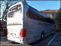 Neoplan Starliner von Milo's Busreisen aus Deutschland in Binz am 23.02.2014