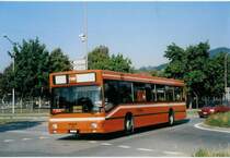 Aus dem Archiv: RVBW Wettingen 68/AG 19'491 MAN am 8. August 1998 Thun, Kleine Allmend (Einsatz auf den Linien der TSG Blumenstein)